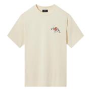 A.p.c. Bomull T-shirt, 100% Bomull, Cogckh26511 Beige, Herr