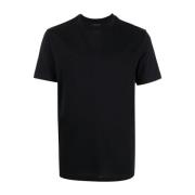 Emporio Armani Kortärmad Logo Print T-shirt Black, Herr