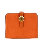 Hermès Vintage Pre-owned Laeder plnbcker Orange, Dam