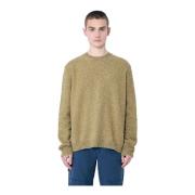 Maison Margiela Ullblandning Crewneck Sweater Brown, Herr