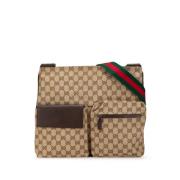 Gucci Vintage Pre-owned Canvas gucci-vskor Beige, Dam