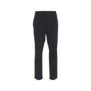 Cruna Svarta Tapered Fit Byxor Mitte Black, Herr