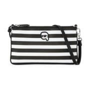 Karl Lagerfeld Ikon Nylon Axelväska Black, Dam