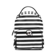 Karl Lagerfeld Ikon Nylon Ryggsäck Black, Dam