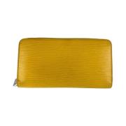 Louis Vuitton Vintage Pre-owned Laeder plnbcker Yellow, Dam