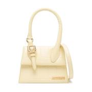 Jacquemus Elegant Medium Tote Axelväska Yellow, Dam