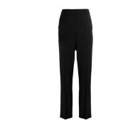 Emporio Armani Svarta Trousers för Män Black, Dam