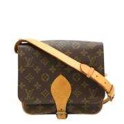 Louis Vuitton Vintage Pre-owned Canvas louis-vuitton-vskor Brown, Dam