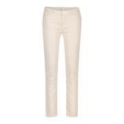 7 For All Mankind Slim Fit Cordbyxor Beige, Dam