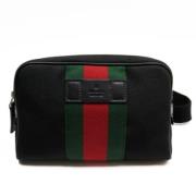 Gucci Vintage Pre-owned Canvas crossbodyvskor Black, Dam