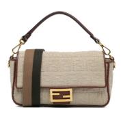 Fendi Vintage Pre-owned Canvas fendi-vskor Beige, Dam