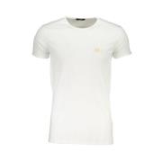 Cavalli Class Tryck Logo Kortärmad T-shirt White, Herr