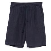 Fedeli Linne Elastisk Dragsko Shorts Blue, Herr