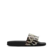 Givenchy Platta Slide Sandaler Black, Dam