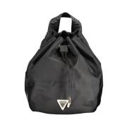 Guess Svart Polyeten Ryggsäck Black, Dam