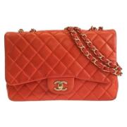 Chanel Vintage Pre-owned Laeder chanel-vskor Orange, Dam