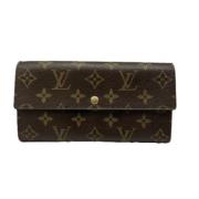 Louis Vuitton Vintage Pre-owned Tyg louis-vuitton-vskor Brown, Dam