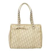 Dior Vintage Pre-owned Canvas dior-vskor Beige, Dam