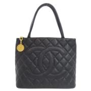 Chanel Vintage Pre-owned Laeder chanel-vskor Black, Dam