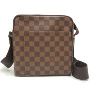 Louis Vuitton Vintage Pre-owned Canvas axelremsvskor Brown, Dam