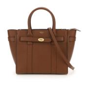 Mulberry Zipped Bayswater Liten Handväska Brown, Dam