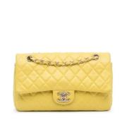 Chanel Vintage Pre-owned Laeder chanel-vskor Yellow, Dam