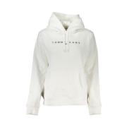 Tommy Hilfiger Vitt Bomullsweatshirt för Kvinnor White, Dam