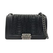 Chanel Vintage Pre-owned Laeder axelremsvskor Black, Dam