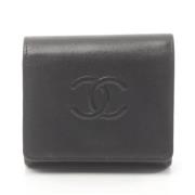 Chanel Vintage Pre-owned Laeder plnbcker Black, Dam