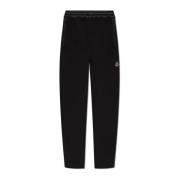 Moncler Sweatpants med logotypmärke Black, Herr