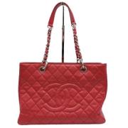 Chanel Vintage Pre-owned Laeder axelremsvskor Red, Dam