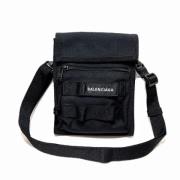 Balenciaga Vintage Pre-owned Canvas crossbodyvskor Black, Dam