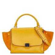 Celine Vintage Pre-owned Laeder axelremsvskor Yellow, Dam