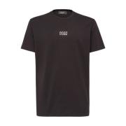 Dsquared2 Svart Tshirt för en stilren look Black, Herr