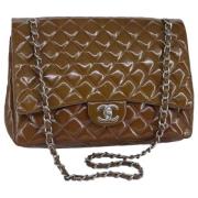 Chanel Vintage Pre-owned Canvas chanel-vskor Brown, Dam