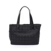 Chanel Vintage Pre-owned Canvas chanel-vskor Black, Dam