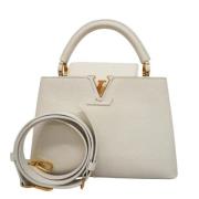 Louis Vuitton Vintage Pre-owned Laeder louis-vuitton-vskor White, Dam