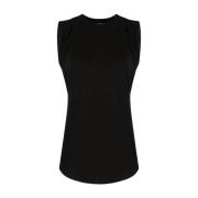 Michael Kors Sleeveless Tops Black, Dam