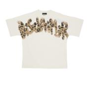 Disclaimer Logo Tee Milk Kortärmad T-shirt White, Dam