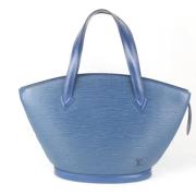 Louis Vuitton Vintage Pre-owned Laeder axelremsvskor Blue, Dam