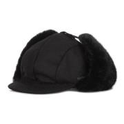 Kangol Ull Aviator Öron Mössa Svart Black, Unisex