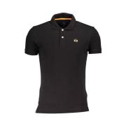 La Martina Slim Polo med Kontrasterande Detalj Black, Herr