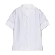 Jil Sander Skjorta med ryggveck White, Dam