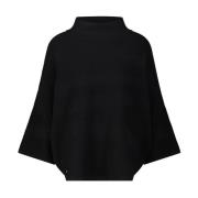 Joseph Ribkoff Randig Batwing Ärm Topp Black, Dam