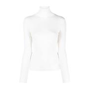 P.a.r.o.s.h. Long Sleeve Tops White, Dam