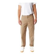 Carhartt Wip Avslappnad Tapered Fit Chino Byxor Beige, Herr