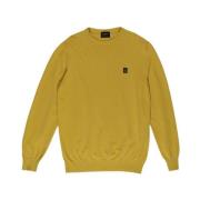 RefrigiWear Gul Bomull Crewneck T-shirt Yellow, Herr