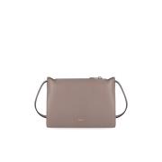 Furla Grå Crossbody-väska med Geometrisk Design Gray, Dam