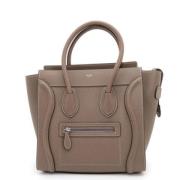 Celine Vintage Pre-owned Laeder handvskor Gray, Dam