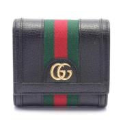 Gucci Vintage Pre-owned Laeder gucci-vskor Black, Dam